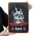 thumbnail image 2 of Placa Metal Vintage Slipknot Pintura Hierro Rectangular Arte La Pared 20x30cm, 2 of 9