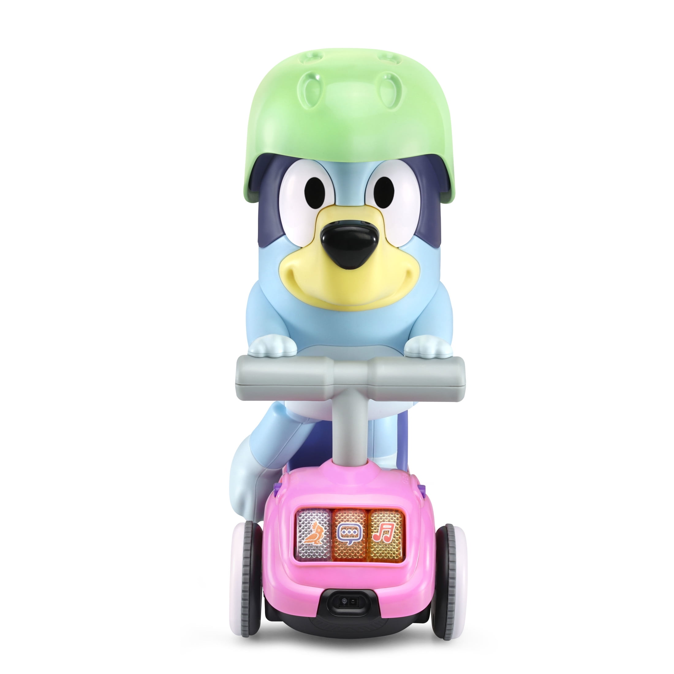 VTech® Bluey Scooter Time Bluey, Moving Electronic Figure Toy for Preschoolers, Ages 3-6 Years Old
