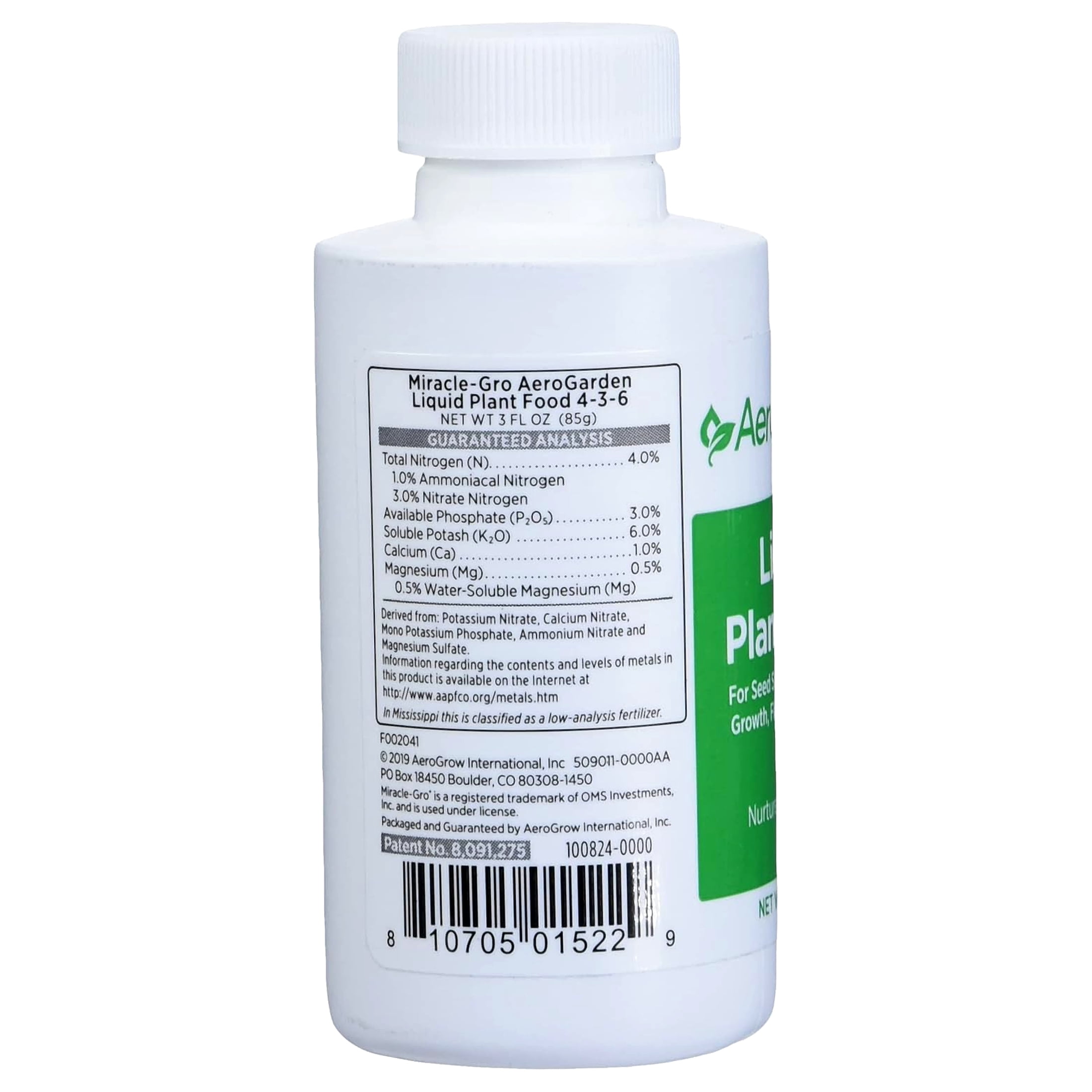 AeroGarden Liquid Nutrients (3 oz)
