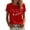 Red, variant on Women's Remember Everyone Deployed R.E.D Friday American Flag On-Friday We Wear Red T-Shirt