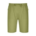 thumbnail image 3 of BXINGOHAI Mens Beige Short S Ve Men's Cargo Work Shorts Big and Tall Multi-Pocket Shorts Casual Loose Outdoor Workout Shorts M-5XL Green,XXXXL, 3 of 5