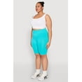 thumbnail image 3 of Womens Plus Size High Waist Seamless Biker Shorts, 3 of 5
