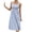 C-Blue336, variant on Summer Midi Dresses For Women Striped Square Neck Casual Sleeveless Swing A Line Dress Wedding Guest Dress
