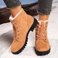 thumbnail image 5 of Bixock Boots for Women Fleece Lined Thick Warm Snow Boots Large Size Round Toe Slip On Warm Comfortable Fall Winter Outdoor Women Shoes, 5 of 8