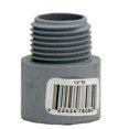 thumbnail image 1 of IPEX 9663626 1.25 in. Grey PVC Terminal Adapter, 1 of 1
