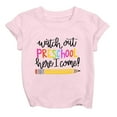 thumbnail image 3 of Hiijoy Little Girls Back-To-School T-Shirt Short Sleeve Kindergarten T Shirt, Sizes 3-13, 3 of 4