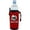 Red, variant on Bite Me Shark Neoprene Water Bottle Coolie (Bright Green)