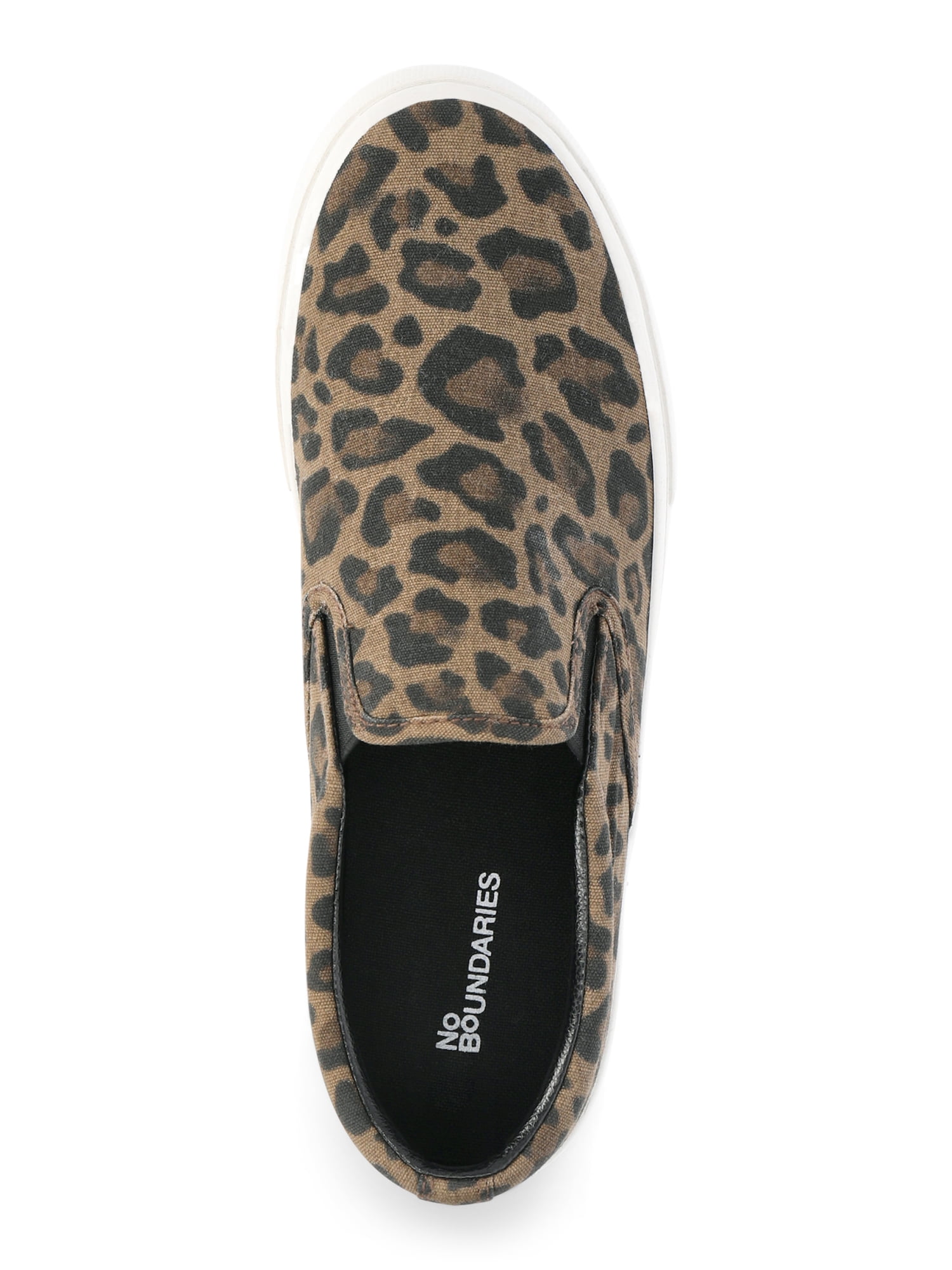 No Boundaries Womens' Twin Gore Slip On Sneakers, Sizes 6 - 11