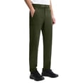 thumbnail image 5 of YLSDY Men's Solid Quick Dry Hiking Pants, Zipper Pockets, Belt Loops, Lightweight Outdoor Trousers for Travel & Sports Army Green S, 5 of 9