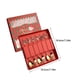 thumbnail image 4 of Juego de 6 cucharas navideñas Cateissary Tenedor cuchara de acero inoxidable ORO2 A, 4 of 6