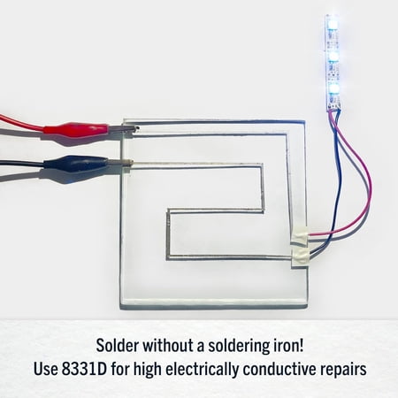 8331D Silver Conductive Epoxy Adhesive, High Conductivity, 20 min Working time, 2-Part, 14 Gram Kit$$Tools & Hardware Other