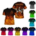 thumbnail image 2 of Custom Name 3D Bowling Shirt, Bowling Shirts for Men, Short Sleeve Shirts for Team Bowling (Grey, 2XL), 2 of 10