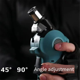thumbnail image 5 of Taladro Percutor Inalámbrico de 4200 Ipm con Cabezal Ajustable de 0/45/90 Grados, Herramienta Eléctrica para Batería para de 18 V, 5 of 5