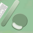 thumbnail image 1 of Mouse pad wrist pad girl wrist pad mouse wrist pad computer office rubber mat pattern, 1 of 5