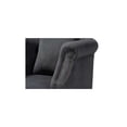 thumbnail image 7 of Baxton Studio Renessa Grey Velvet and Dark Brown Finished Wood Armchair, 7 of 7