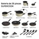 thumbnail image 2 of Batería de Cocina Supercook de 26 piezas Color Verde Lichen con Antiadherente Titanium tecnología Thermo Señal fácil limpieza base difusora, 2 of 7