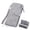 grey, variant on Baellerry Men's Long RfID Wallet PU Leather Zipper Coin Pocket 12 Card Slots Business Travel Gift