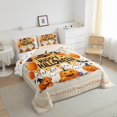 thumbnail image 2 of jejeloiu Cute Ghost Pumpkin Bedding Comforter Set,Halloween Spooky Bats Twin Comforter Sets,Balck Witch'S Hat Bedding Set For Boys Kids,Super Cozy Room Decorative Reversible,2 Pieces, 2 of 7