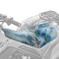 thumbnail image 2 of Uorisanigo ATV Seat Cushion Cover Non-Slip Blue Marble Print Dirt Bike Seats Cushion Breathable Motorcycle Seat Cover Waterproof Protection Car Accessories for Most ATVs, 2 of 7