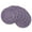 Purple, variant on Coolmade Round Rop Cotton Braided Table Place Mats Braided Coaster Placemas Non-Slip Table Mats Set of 6 for Dining Kitchen Table Washable 15 inch