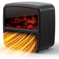 thumbnail image 1 of Calentador eléctrico para uso en interiores, calentador portátil de cerámica Ptc silencioso de 1000w/1500w para oficina en casa, ventilador pequeño para calentador de escritorio con chimenea con, 1 of 5