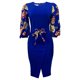 thumbnail image 4 of Vestido Informal de Talla Grande Con Estampado Floral de Burbujas Y Manga Larga Para Mujer Odeerbi  ODB115849, 4 of 8