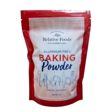 Baking Powder, 1 pound No added Aluminum, Corn Starch Free, gluten free. Made in our USA allergen free facility. Premium leavening agent.