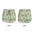 thumbnail image 4 of Disketp Green Snake Print Women's Shorts Workout Shorts for Athletic Gym Running Shorts with Phone Pockets Small, 4 of 8