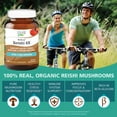thumbnail image 2 of MyPure Reishi 4X Organic Mushroom Supplement by Pure Essence - 100% Real Mushroom Extract for Immune System Support, Combat Stress, Build Energy - 60 Capsules, 2 of 8