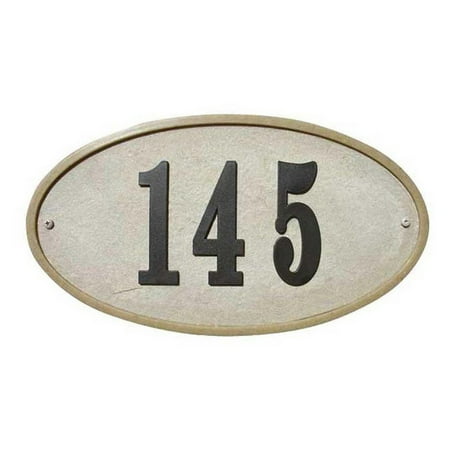 - QualArc Ridgestone DIY Oval Stone Address Plaque