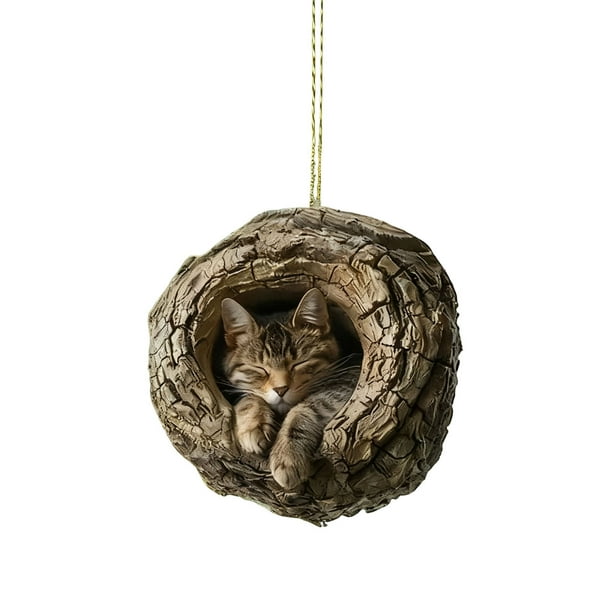 Decoraciones de Árbol de Navidad 2D Acrílico de Impresión Plana para la Decoración Del Hogar Y Llavero