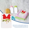 thumbnail image 3 of Christmas Embroidered Face Towel Exquisite Facial Cleaning Towel Creative Christmas Gift for Home (Bow-knot Pattern), 3 of 9