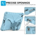 thumbnail image 2 of for iPad mini 1/2/3/4/5 Case for Kids with 90° Rotatable Folding Butterfly Stand Shoulder Strap Cover Heavy Duty Protection for iPad mini 1/2/3/4/5, Lightblue, 2 of 6