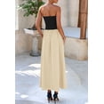 thumbnail image 2 of Vestido largo PRETTYGARDEN para mujer, primavera 2025, con bolsillos, 2 of 9