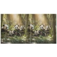 thumbnail image 2 of Pandas on Forest Hardcover 3 Ring Binder 1.5 inch Round Rings with Interior Pockets Binders Organizer Office School 2 Pack, 2 of 9