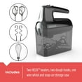 BLACK+DECKER 5Speed Hand Mixer, MX610B, Helix Performance Premium Design, Power Boost Function