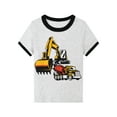 thumbnail image 6 of WIBACKER 3-12Y Little Boys 2-Piece Excavator Pajamas 100% Cotton Sleepwear Sets, 6 of 14