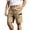 Khaki, variant on Cargo Bermuda Shorts Men Loose Fit Mens Cargo Shorts Multi Pocket Summer Fishing Hiking Shorts