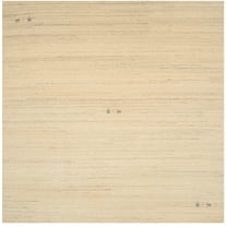 Cream Tribal 8X8 Gabbeh Modern Square Rug