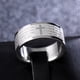 thumbnail image 4 of Anillo de acero de titanio inglés para hombres y mujeres, cruz cristiana, anillo de Biblia personalizado, anillo personalizado, anillo grabado, 4 of 4