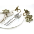 thumbnail image 4 of Knockout Napkin RingColor: GoldSize: 3"x2.5Set of 4, 4 of 9