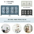 thumbnail image 6 of EUROCO 60'' Sideboard Storage Buffet Cabinet, Mirrored Buffet Sideboard with 4 Doors, Adjustable Shelves and Metal Pulls for Dining Room, Living Room and Hallway, Navy, 6 of 8