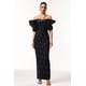 thumbnail image 1 of Vestido Bellabarnetten Tenley Halter con hombros descubiertos, 1 of 6