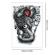 thumbnail image 3 of Etiquetas Engomadas Del Tatuaje Dragon Tiger Hombro Tatuajes Desechables Tatuajes removibles a prueba de agua para adultos Ndcxsfigh Libre de BPA, 3 of 3