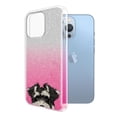 thumbnail image 2 of WIRESTER Pink Gradient Glitter Case, Animal Sparkle Bling TPU Cover for Apple iPhone 13 Pro 6.1" 2021, Animal Schnauzer Puppy Dog, 2 of 3