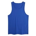 thumbnail image 7 of Kids Basic Tank Tops Boys Girls Sleeveless Cotton Racerback Tanks Undershirts Summer Casual Workout Tshirts 3 Years, Blue, 7 of 7