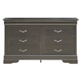 thumbnail image 6 of Glory Furniture Lorana 6-Drawers Bedroom Dresser in Charcoal, 6 of 8