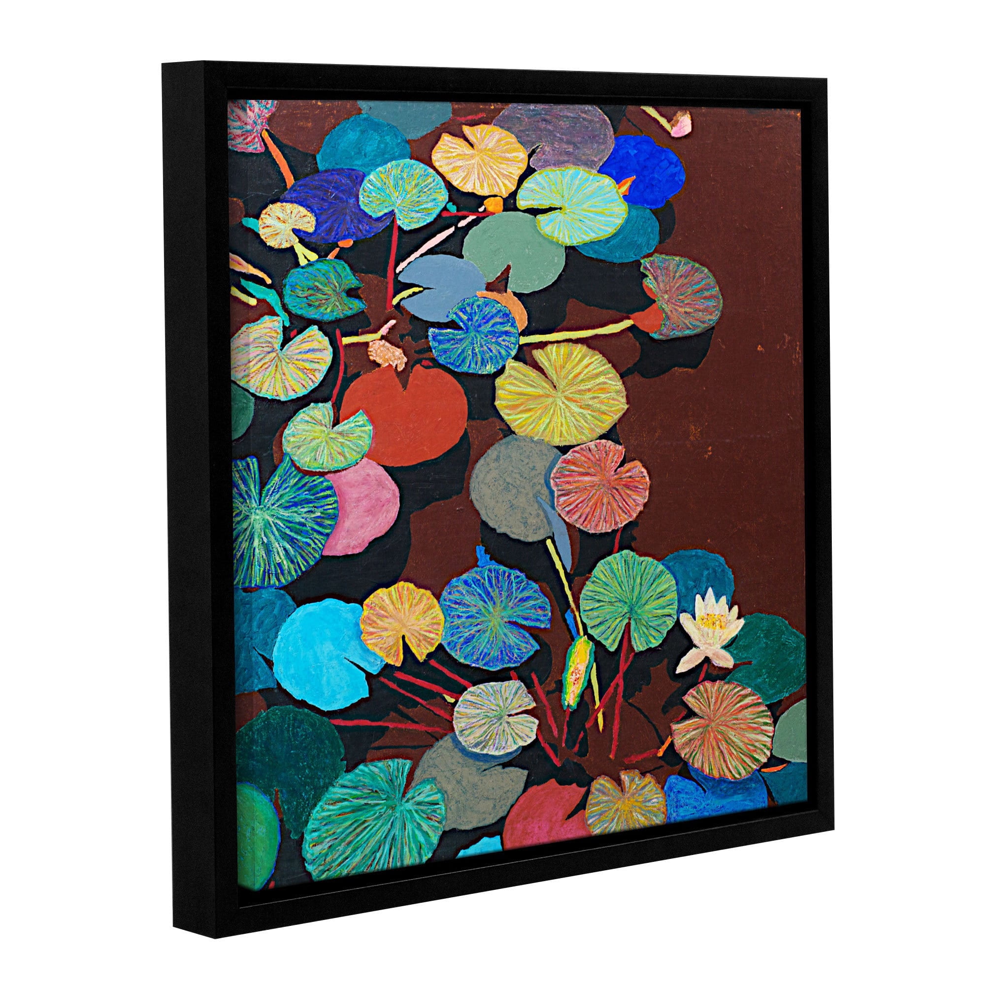 ArtWall Allan Friedlander "Slow Stream" Gallery-wrapped Floater-framed Canvas