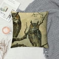 thumbnail image 2 of Orinice Owls Branch Tree Graphic Decorative Throw Pillow Cover for Home Couch Living Room Sofa, Cotton Linen Cushion Cover 1PC 22x22in, 2 of 5