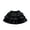 Black, variant on Girls' 3-Tier Ruffle Skirt, Elastic Waist Satin Cake Tutu Skirt Tutu for Girls Spring/Summer & Dress-Up Outfits Pink 4-5 Years